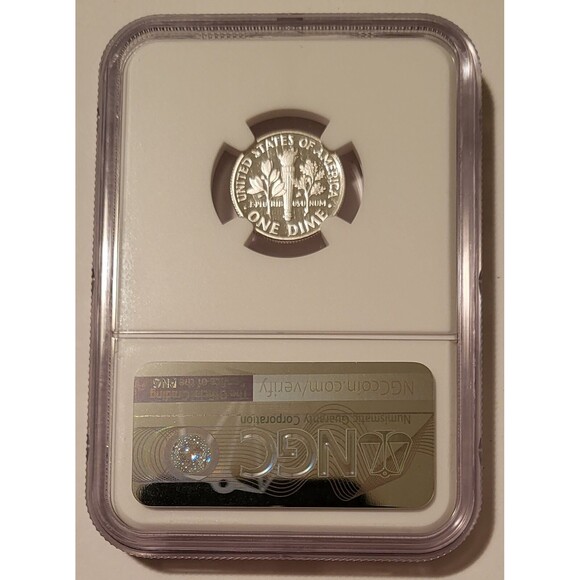 2021 S Silver Roosevelt Dime Proof PF70 UC NGC Early Releases - Picture 2 of 2